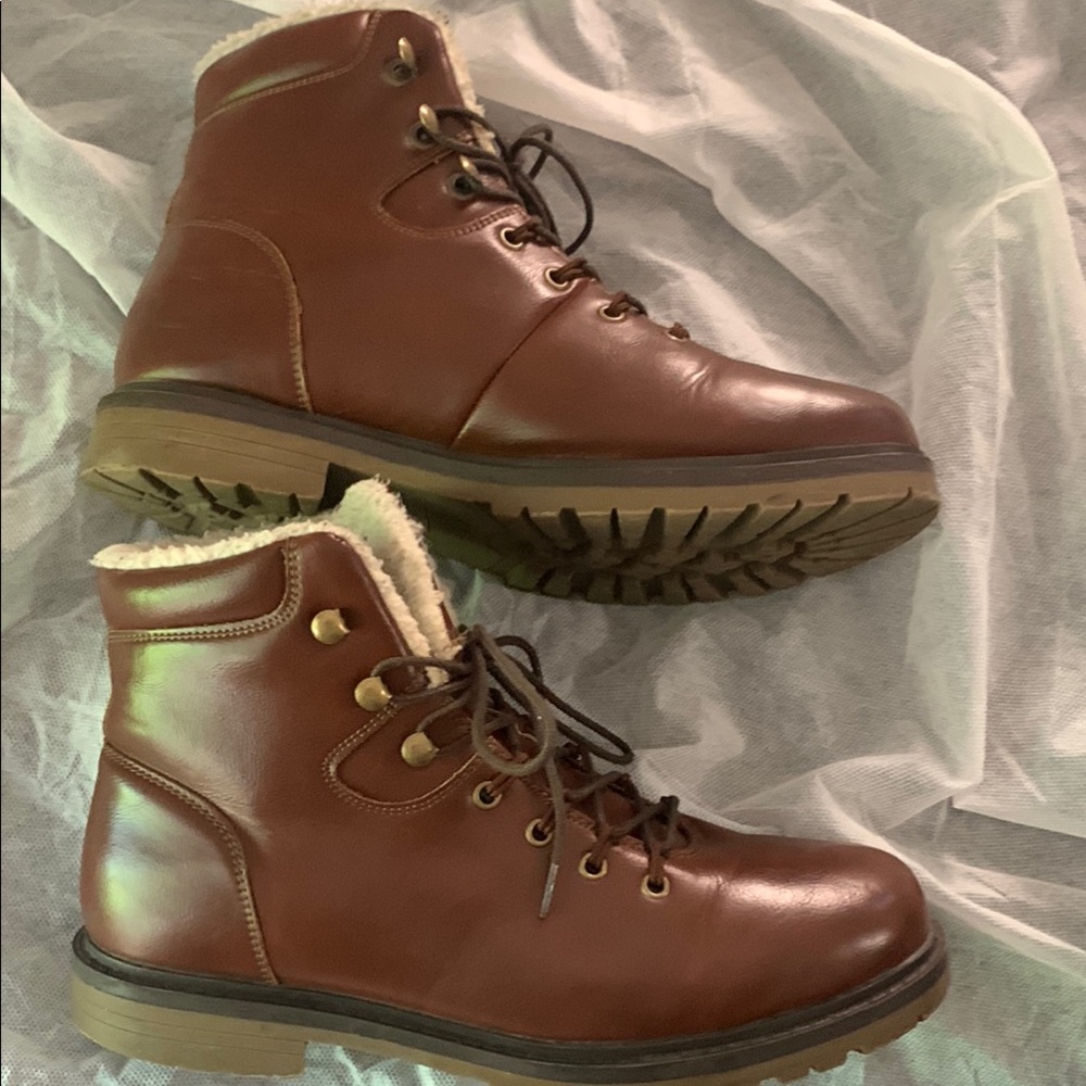 Brown Leather Men's Boots